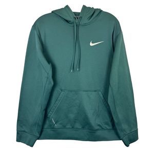 Nike Men’s Therma-Fit Performance Hoodie Sz M Teal Green Kangaroo Pocket